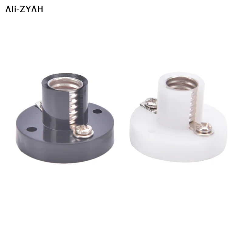 【Ah6】E10 Screw Holder DIY Flat Lamp Bases Physics Electric Beads Testing Parts