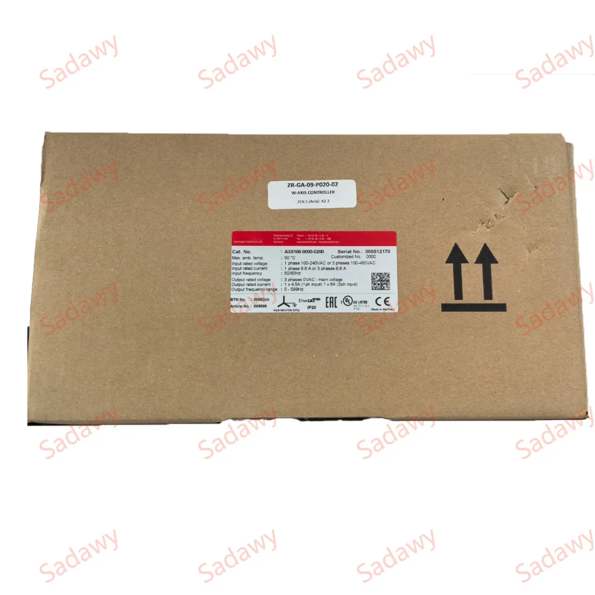 Beck-hoff オリジナル AX5106-0000-0200 デジタル コンパクト サーボ ドライブ (保証付き)