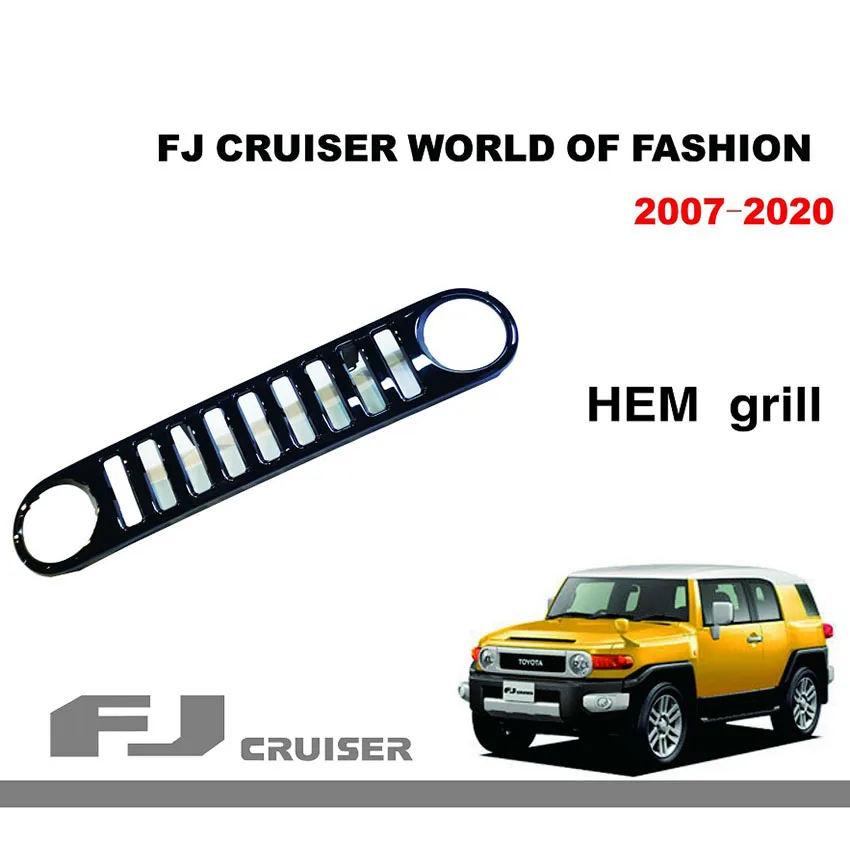 Front Grille For Toyota FJ Cruiser HEM Style Racing Grills Decorative Exterior Modification Accessories