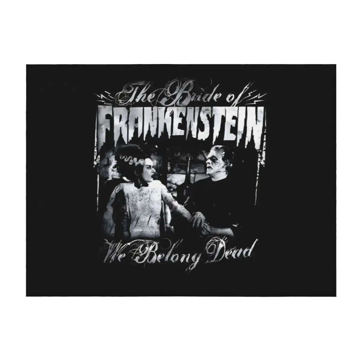 

Bride Of Frankenstein retro Throw Blanket Flannels for babies Cute Soft Blankets