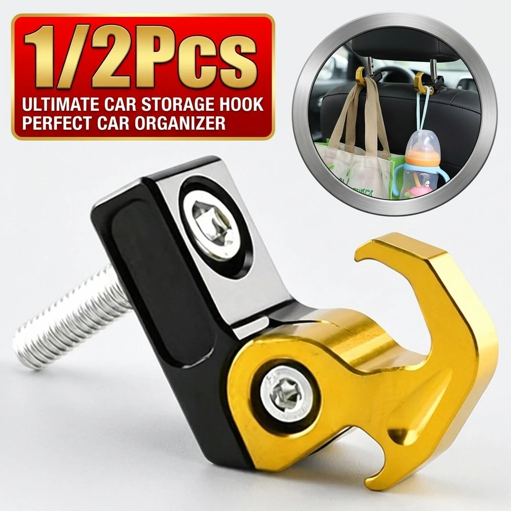 1/2Pcs Aluminum Alloy Folding Side Hook Bike Accessories for Electric Vehicle Modification Motorcycle Front Object Hook