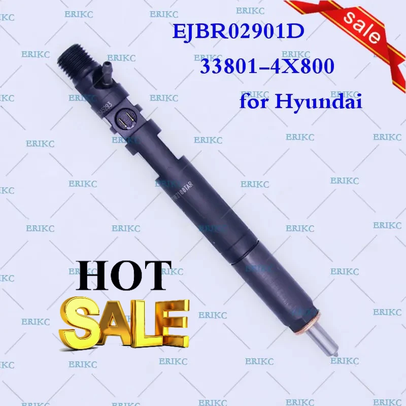 ERIKC 33801-4X800 33800-4X800 Euro 3 diesel common rail injector EJBR02901D for HYUNDAI Terracan 4x4 2.9L CRDi SUV (150bhp)