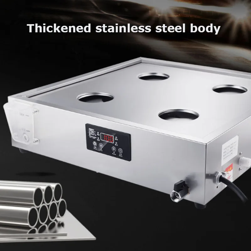 เดสก์ท็อป Steamer Machine Commercial อาหารเช้าไฟฟ้าเครื่องทําความร้อนห้องครัวอุปกรณ์ตู้กระจก Steam Bun Maker