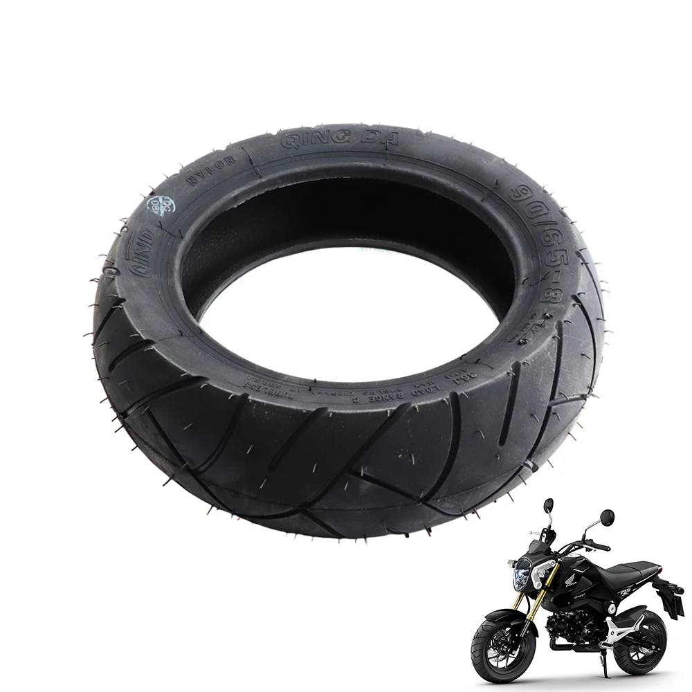 

90/65-8 Tubeless Tyres 8 inch Electric Scooter Vacuum Tires For Monkey Motorcycle BOSSMAN-S Model Front Wheel Parts