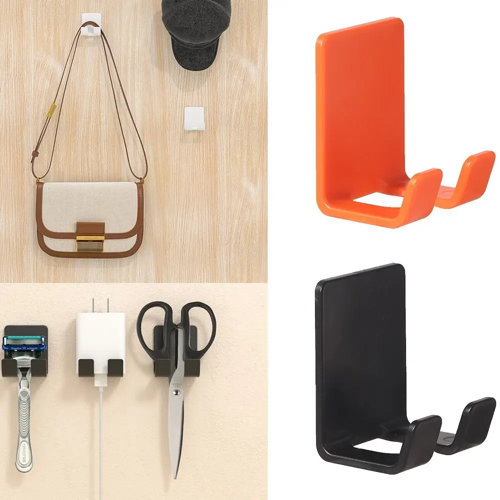 Wall-mounted Plug Socket Hook Durable Bathroom Accessories Seamless Power Plug Hook Home & Living ABS Storage Rack