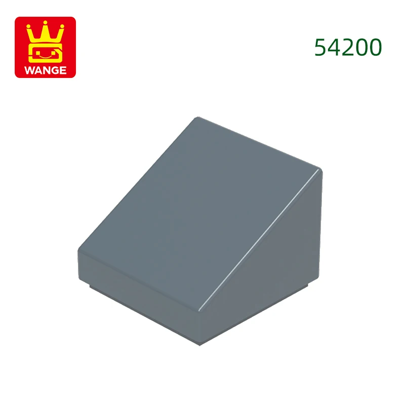Wange 543 stks/partij 54200 1x1 Helling Bouwstenen Geneigd Panel Bricks DIY Compatibel met alle Merk Speelgoed voor Kinderen Geschenkdoos