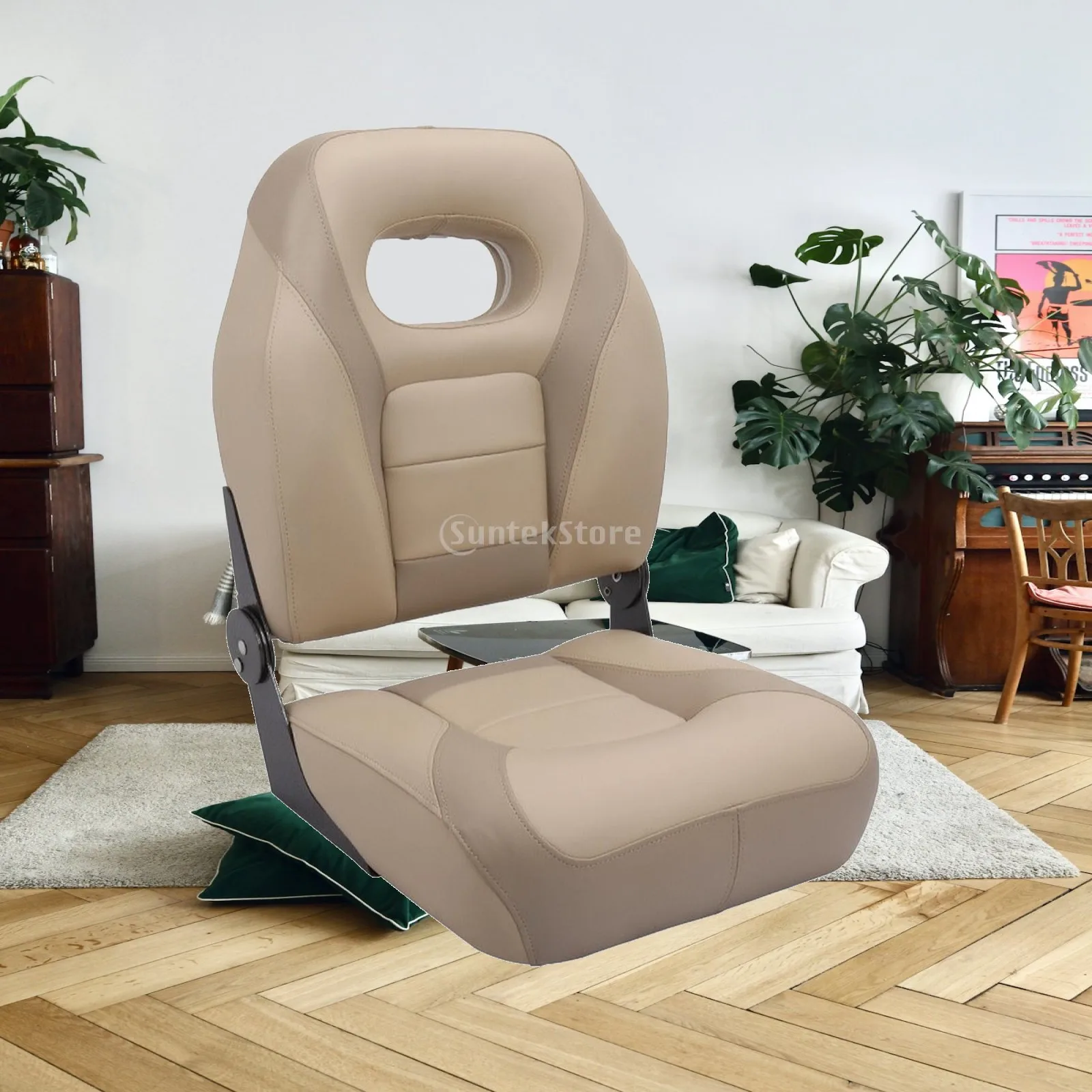 Marine Passenger for seat Foldable Design Boat Recliner Chair Comfortable Padded Backrest for Outdoor Watercraft