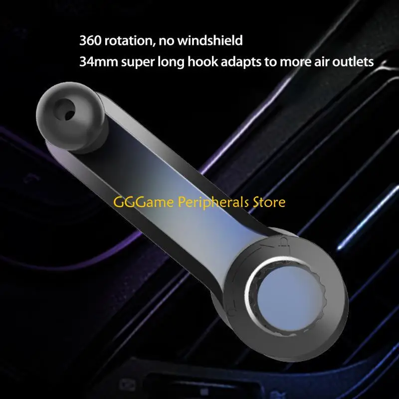 U55B Car Air Vent Mount Clip Adapter Universal 17mm Ball for Head Phone Holder Stand for Car Extension Support Bracke