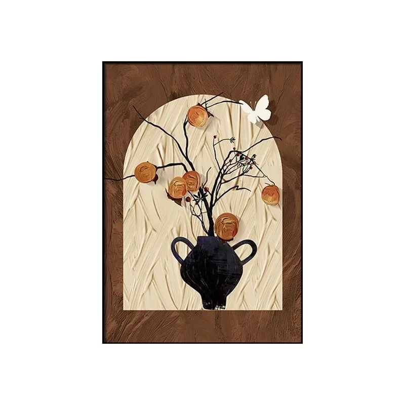 Table top painting, retro living room decoration painting