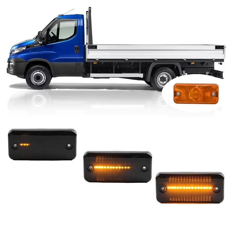 for Iveco Daily III IV 2006 2007 2008 2009 2010 2011 V 2012 2013 VI 2014 2015 2016 2017 Dynamic LED Indicator Side Marker Signal