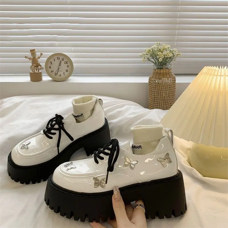 

Women's Shoes Sweet Cute Mary Jane Shoes Fashion Shallow Mouth Single Shoes Classic Round Head Small Leather Shoe Casual Loafers
