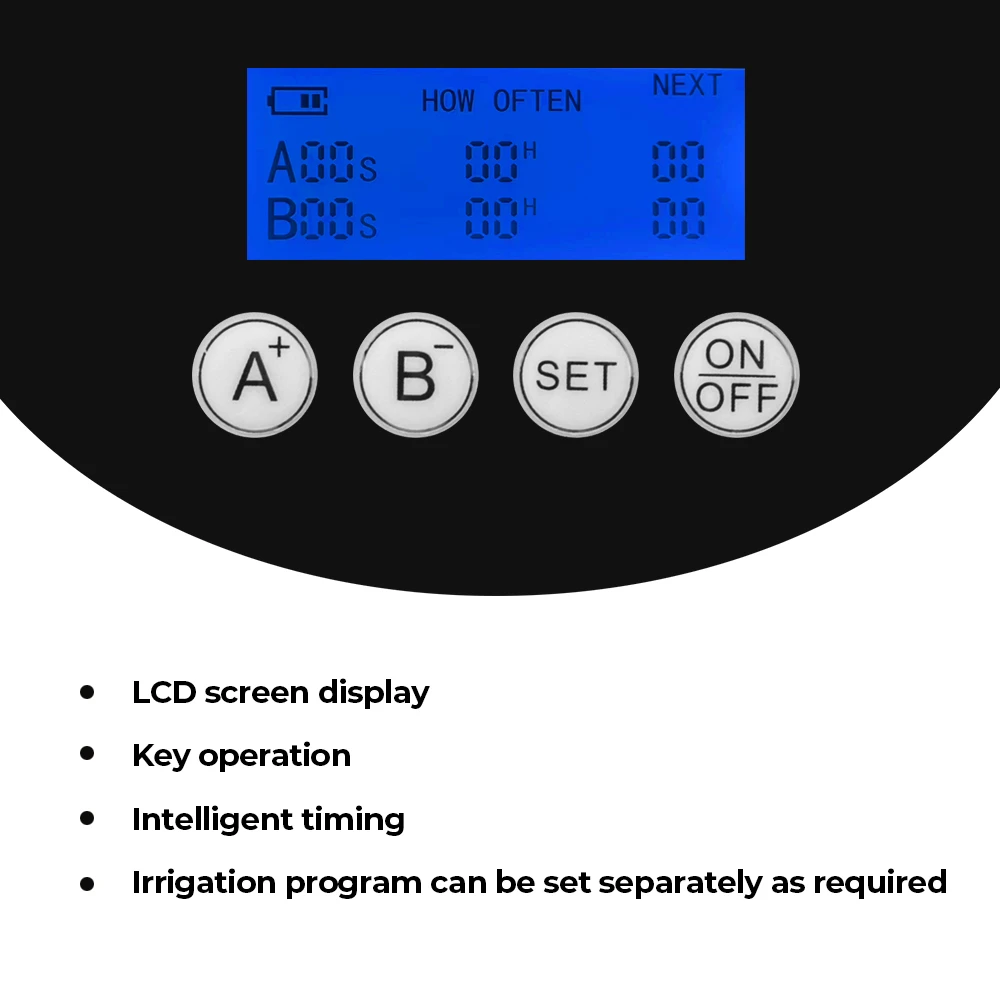 Kontroler urządzeń do nawadniania kropelkowego w ogrodzie Solarny system kroplowy Timer Inteligentna podwójna pompa Automatyczne urządzenie do