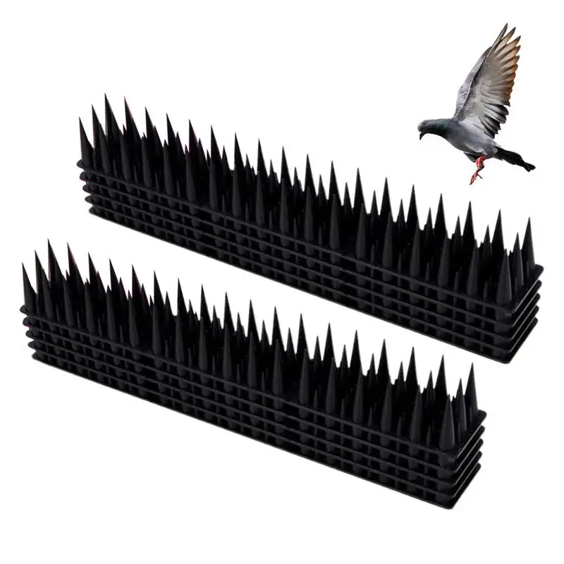 

Outdoor Plastic Security Fence Spikes Bird Repellents Available on Orchard Farms for Pigeons Spikes Raccoon Spikes Cat Spikes