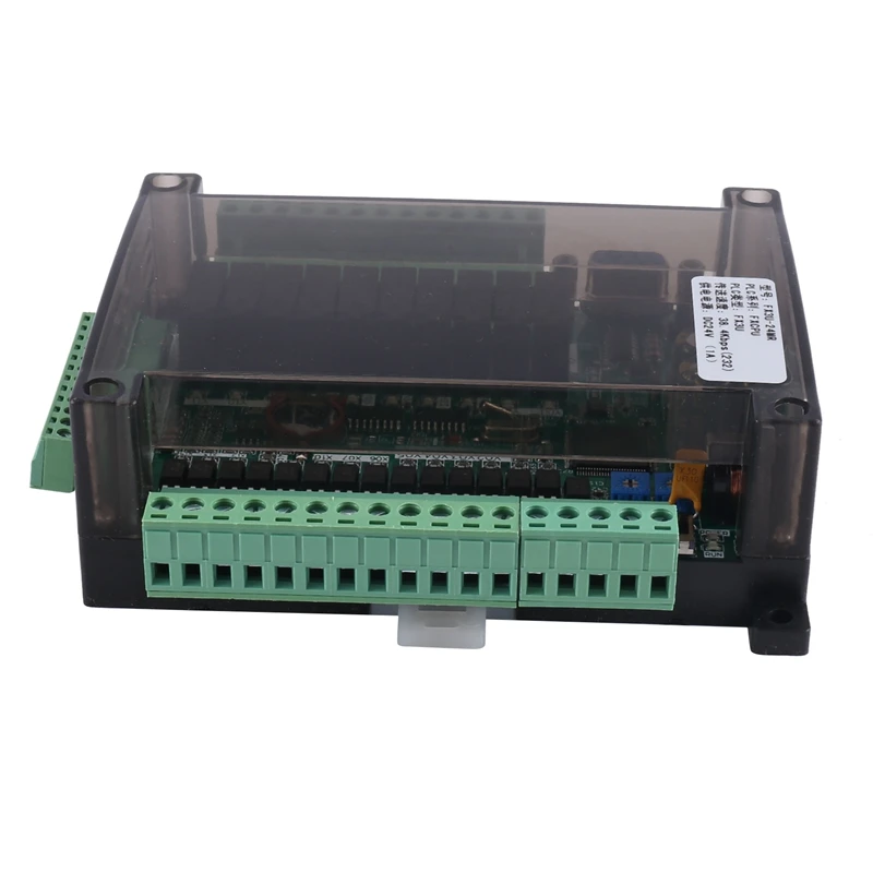 1 Uds FX3U-24MR PLC Placa de Control Industrial 6AD 2DA con comunicación 485 y RTC (A)