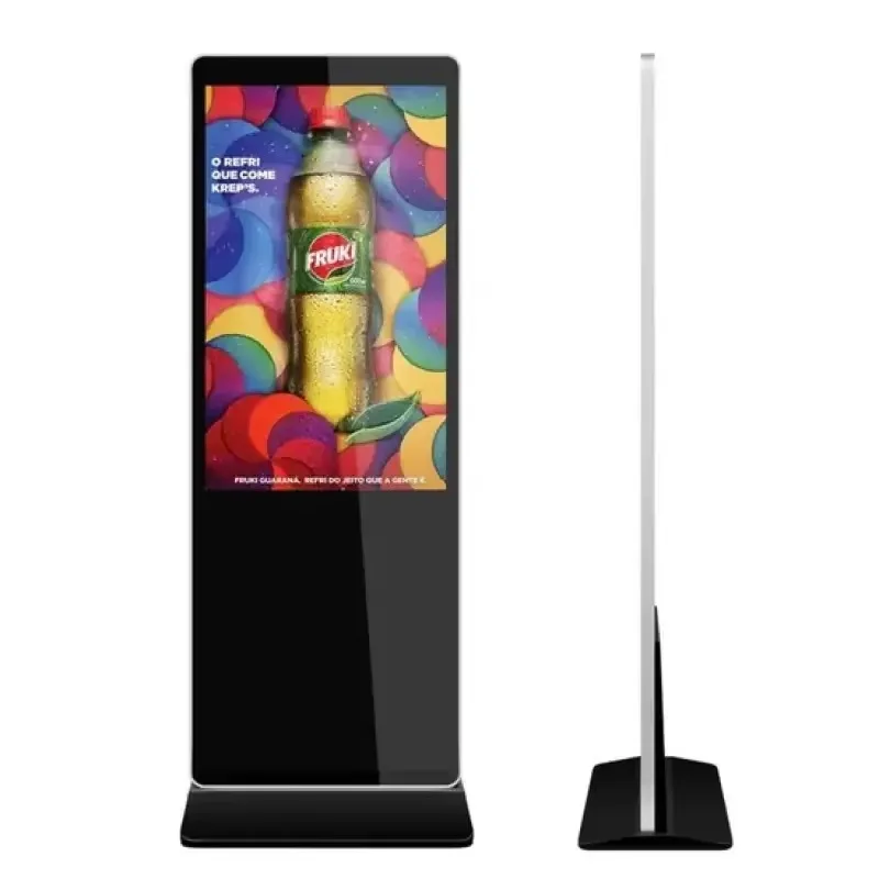 P3.076 Small Pitch HD LED Standee Slim Widescreen Scrolling Screen For Shop Mall Commercial Marketing Advertising
