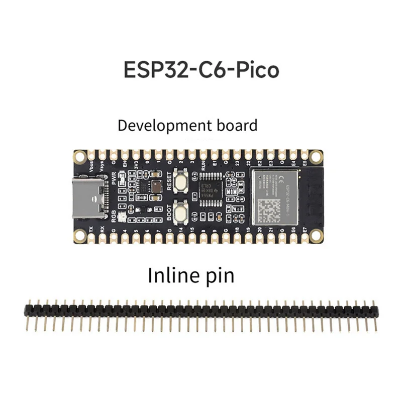 

Плата разработки A45F-ESP32-C6-Pico, микроконтроллер Wi-Fi 6, модуль ESP32-C6-MINI-1, поддерживает ESP-IDF