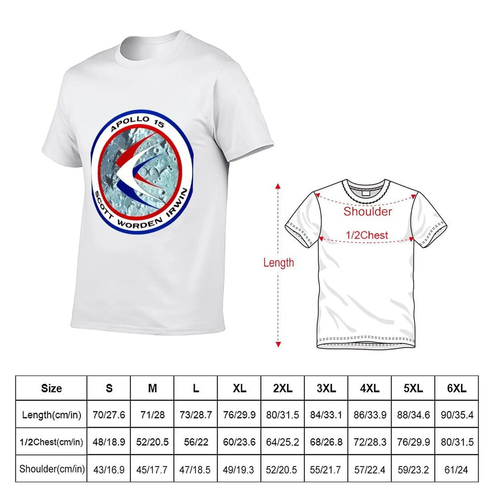 Apollo 15 Mission Logo T-Shirt custom shirt custom t-shirts shirts men