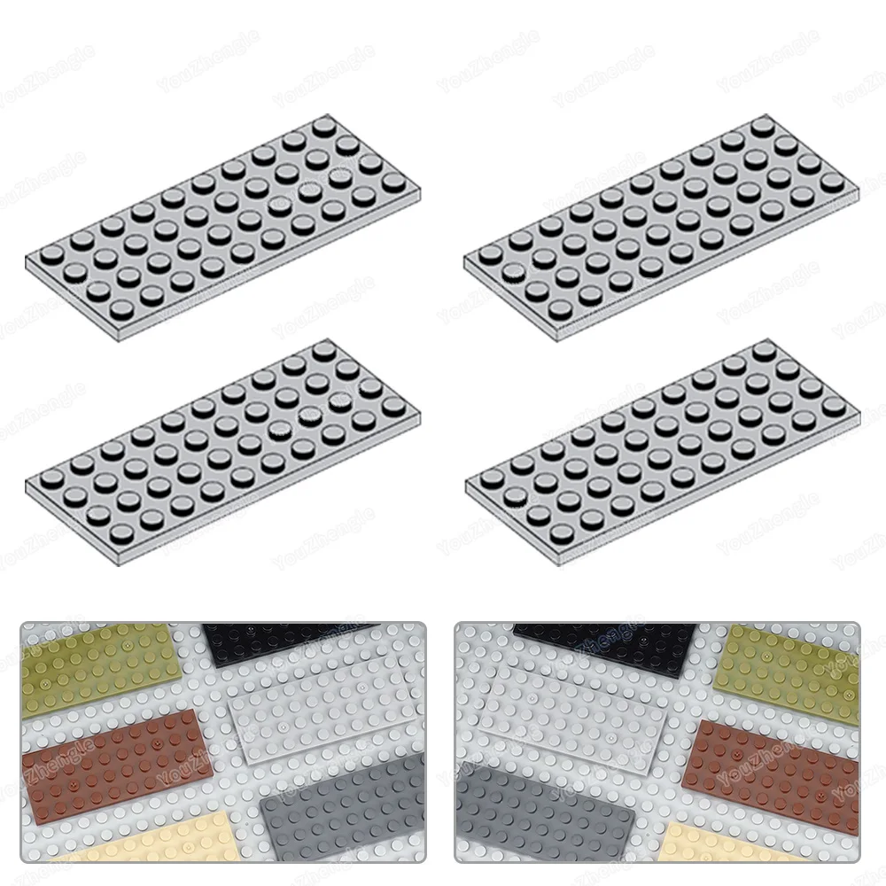 3030 Building Block Base Plate 4x10 Parts Assembly MOC Figures WW2 Street Scene Mecha Gear Scene Match Model Parts Gifts DIY Toy