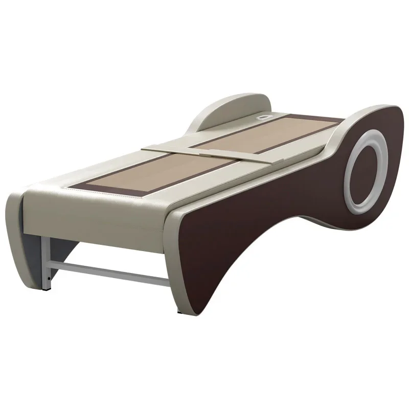 Household full body electric jade warm massage bed spine scanning warm jade massage bed automatic integrated massage bed