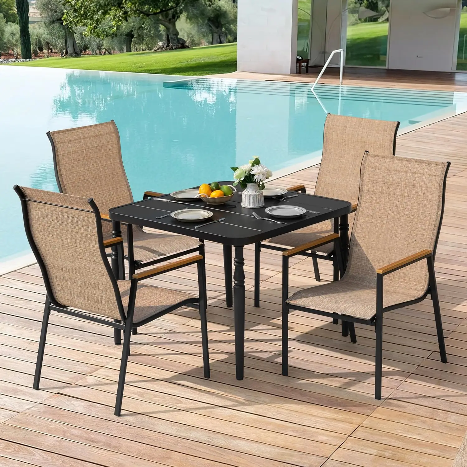 Thumbnail 2 - #18 Stackable Dining Chairs Sale