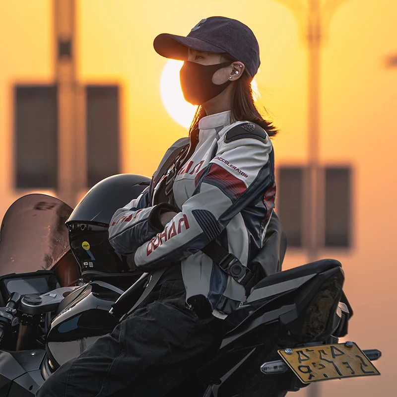 Duhan Motorcycle Suit Leather Jacket Set Anti Fall Riding Suit Cold Resistant And Warm Men'S And Women'S Equipment Racing Suit W