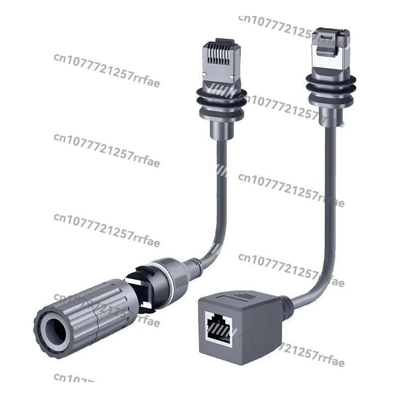Waterproof RJ45 Ethernet Adapter, Network Extension Cable Connector