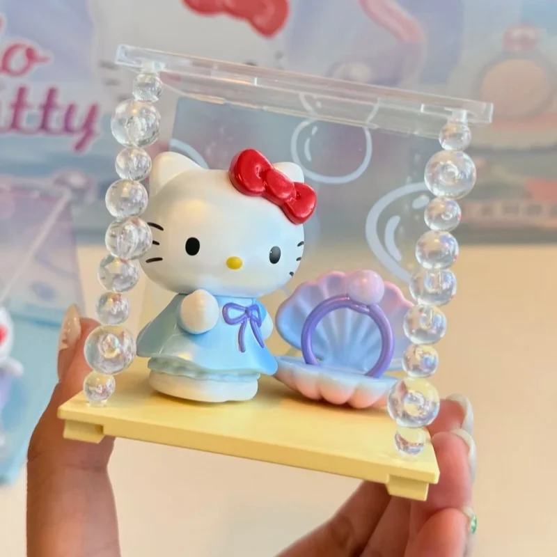 

Подлинная Sanrio Hellokitty Mystery Box Pearl Light Dream Shadow Series слепая коробка милый настольный декор орнамент модель подарочные игрушки