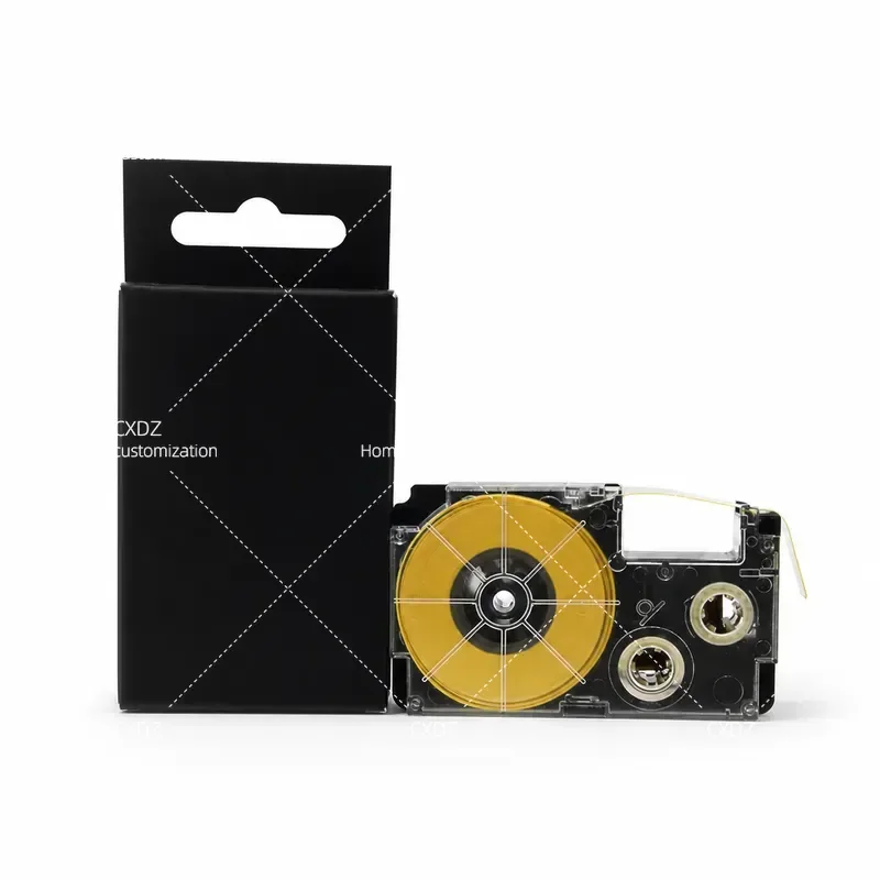 Color Ribbon 9mm 12mm White Yellow Blue XR-9WE for Labeling Machine Compatible with KL-170 G2TC
