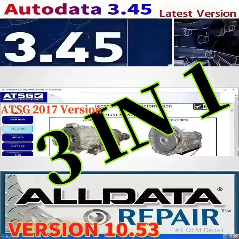 Новейшая версия Auto Alldata Repair Software 10.53 программное обеспечение Alldata Поддержка автомобильных автомобилей