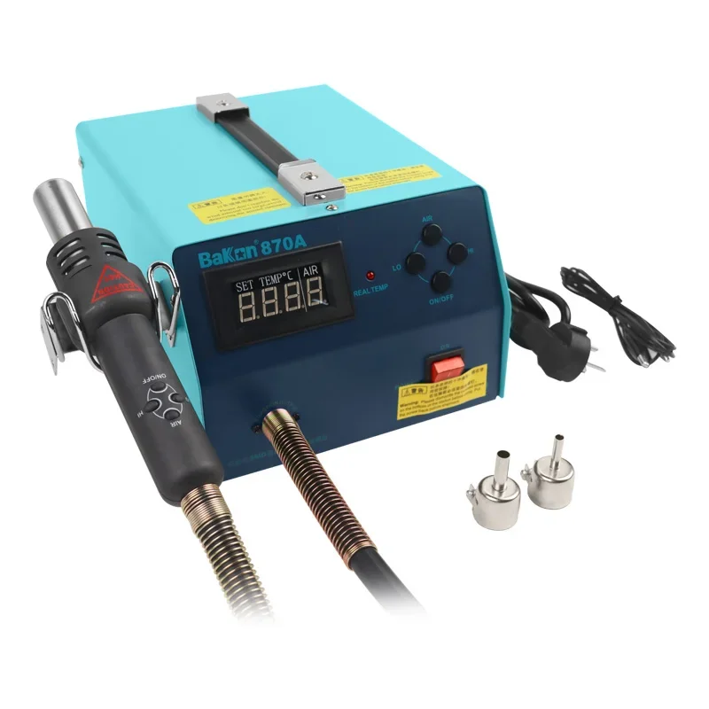 Bakon Newest 520W BK870A Digital Display SMD Hot Air Repair Desoldering Rework Station