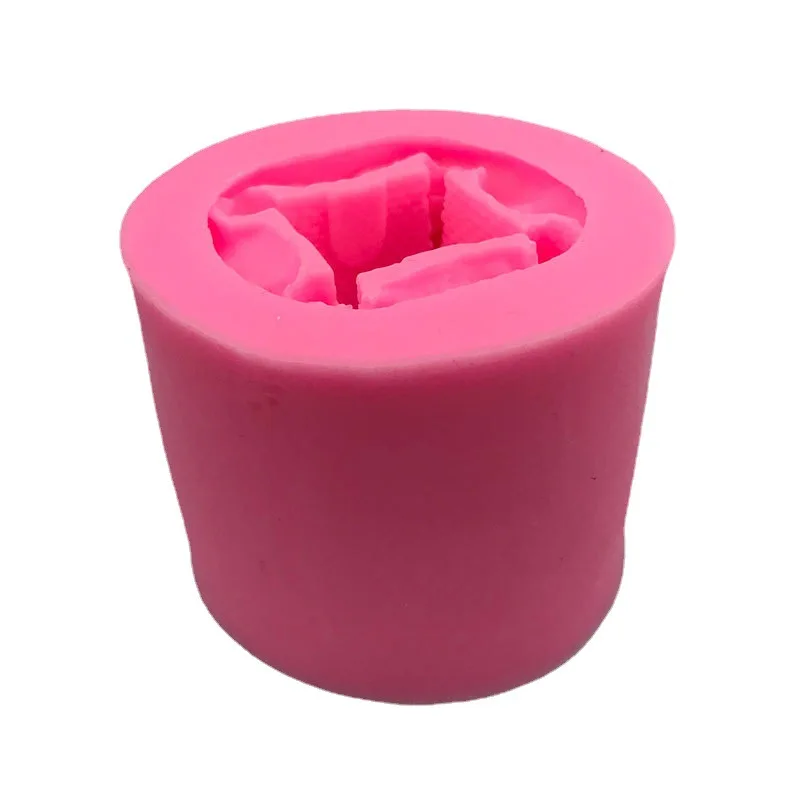 1 piece, 3D three-dimensional castle silicone mold, liquid drip resin mold, handmade decorative ornaments