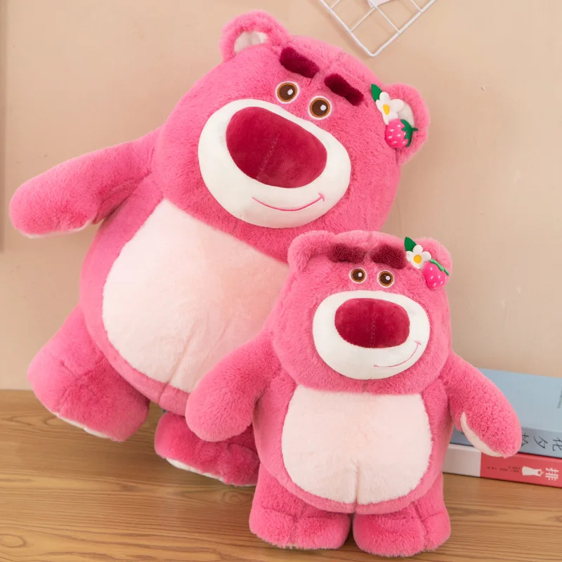 

Sanrio Kawaii Plush Toy Strawberry Bear Stuffed Doll with Fragrance Large Size Bear Pillow for Kids Birthday Gift Wholesale For
