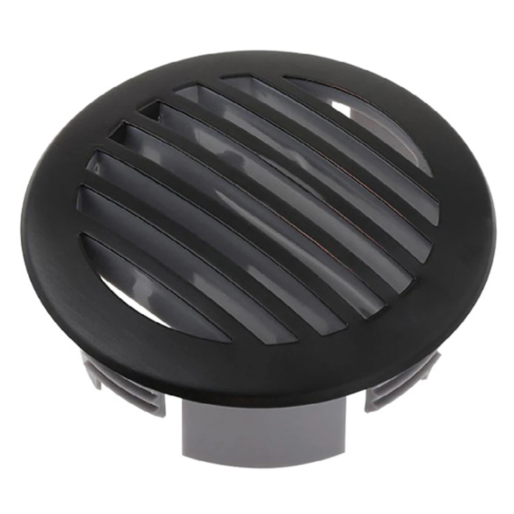 Stainless Steel Round Air Vent Cover Replacement Black For Campers RV Yachts Campers, Boats, Yachts, Sailboats, Ships And More