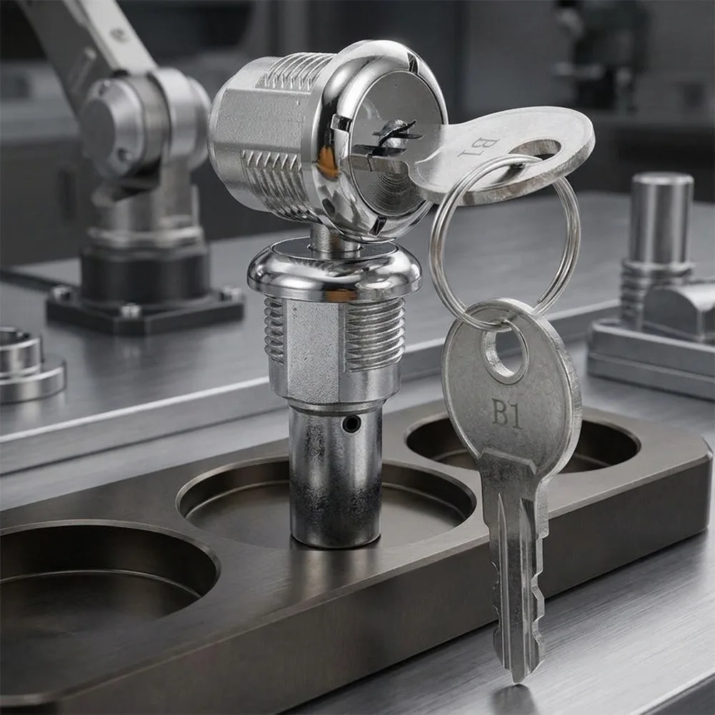Replacement Lock Assembly Vending Machine Lock Theft Protection System Zinc Alloy Construction For High-traffic Environments