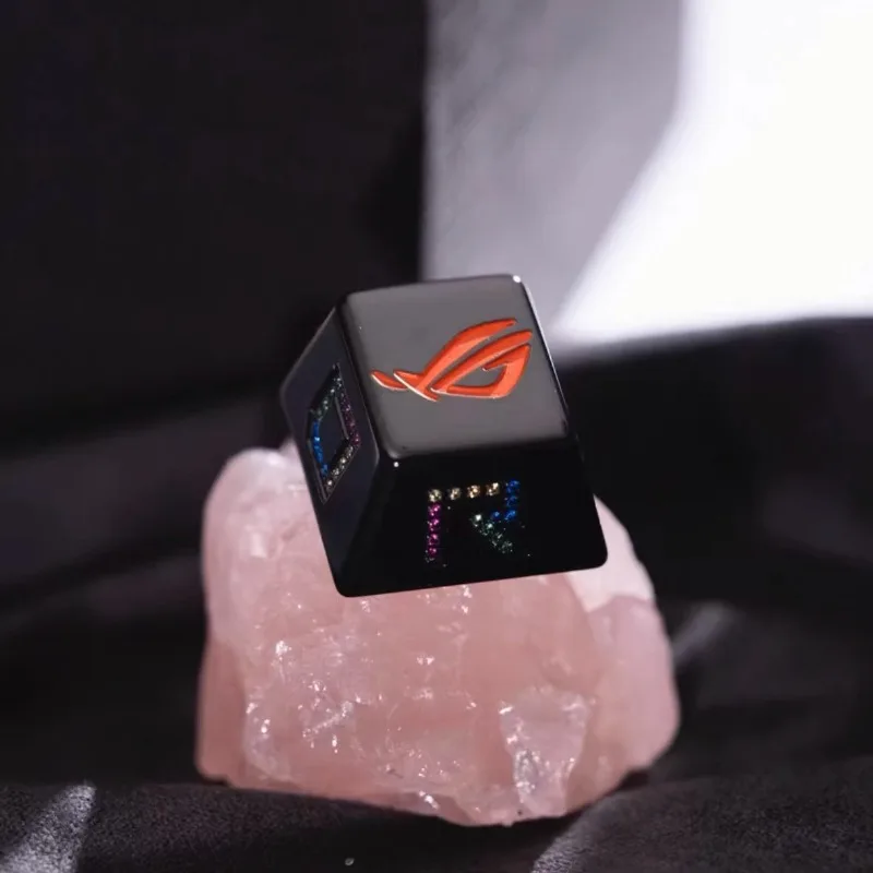 Color Gemstone Constellation Theme Keycaps Set Titanium Alloy Custom Original Handmade Keycaps for Mechanical Keyboard Gift DIY