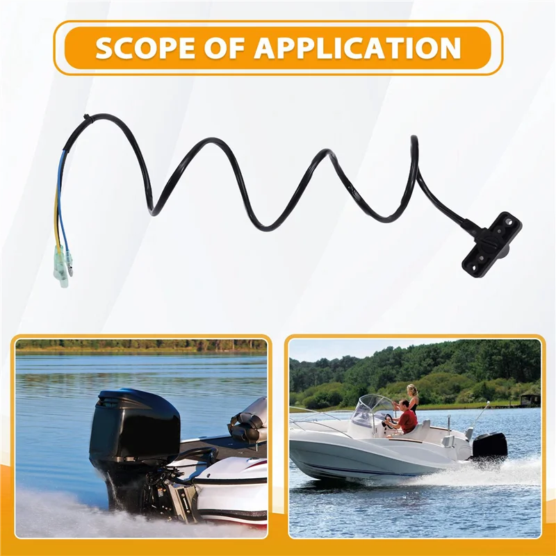 

2X Port Trim Sender Sensor Assembly 859187A1 Replacement For Mercury Mariner Optimax