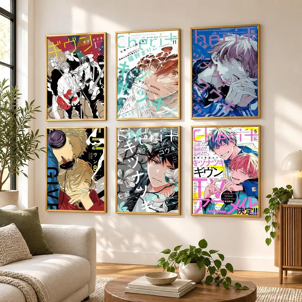 GIVEN Poster HD art sticky wall waterproof home living room bedroom bar aesthetic decoration