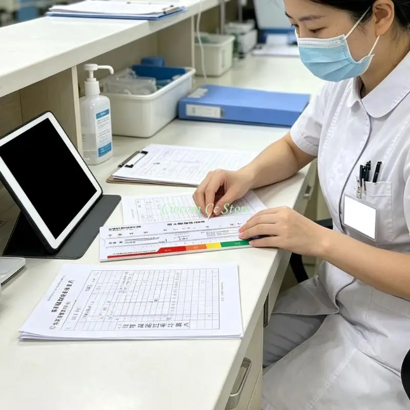X90F EGFR Study Reference Ruler PVC Sliding Guide Chart with Creatinine Age and Sex Lines for Instructor Review and Desk Use