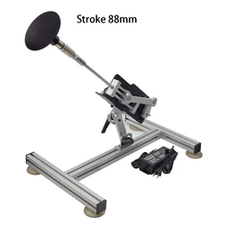 DIY Worm Gear Reciprocating Motion Actuator 50W High Speed 280rpm Adjustable Angle Controller Aluminum Alloy Support