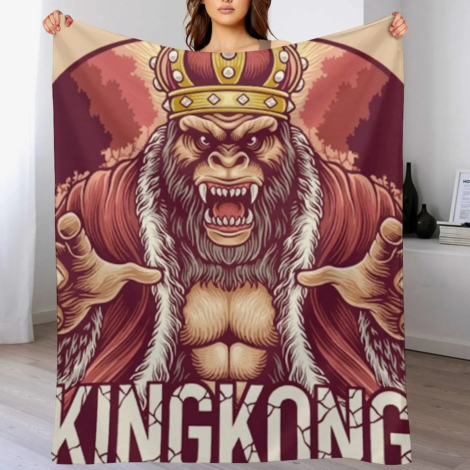 

King kong character Throw Blanket Luxury Thicken Luxury Brand Stuffeds Thins Blankets