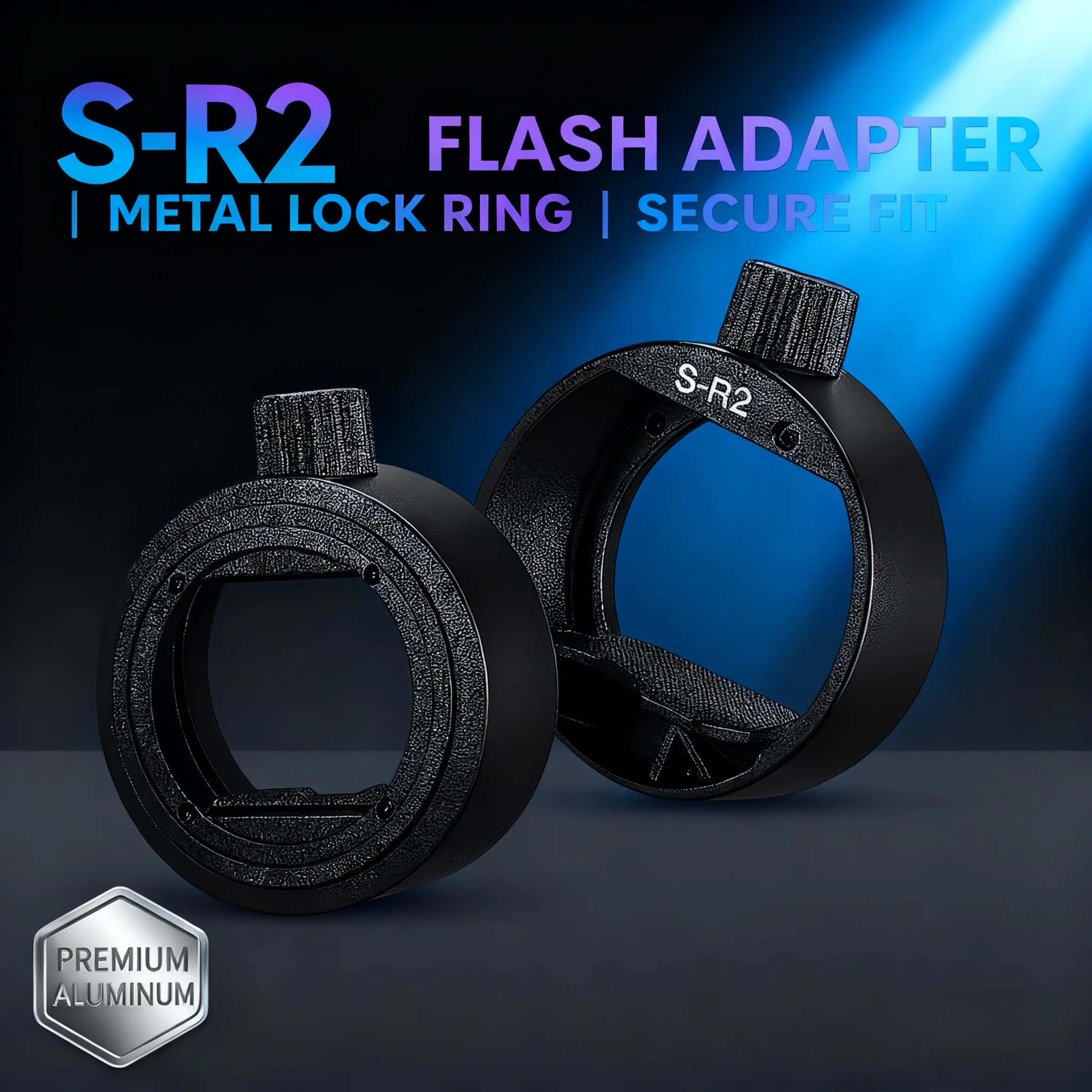 Для Speedlites Godox AD200/V860III/V850III/TT685II/TT600 |   Адаптер кронштейна для вспышки с круглой головкой S-R2 |   Совместим с аксессуарами AK-R1