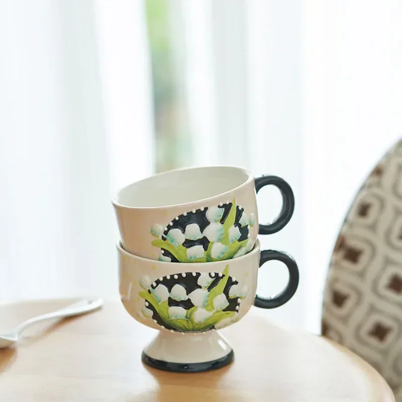 

Friends Stranger Mugs Cute Mate Breakfast Breakfast Aesthetic Modern Luxury Nordic Kitchen Office Cup Bedroom Caneca Breakfast