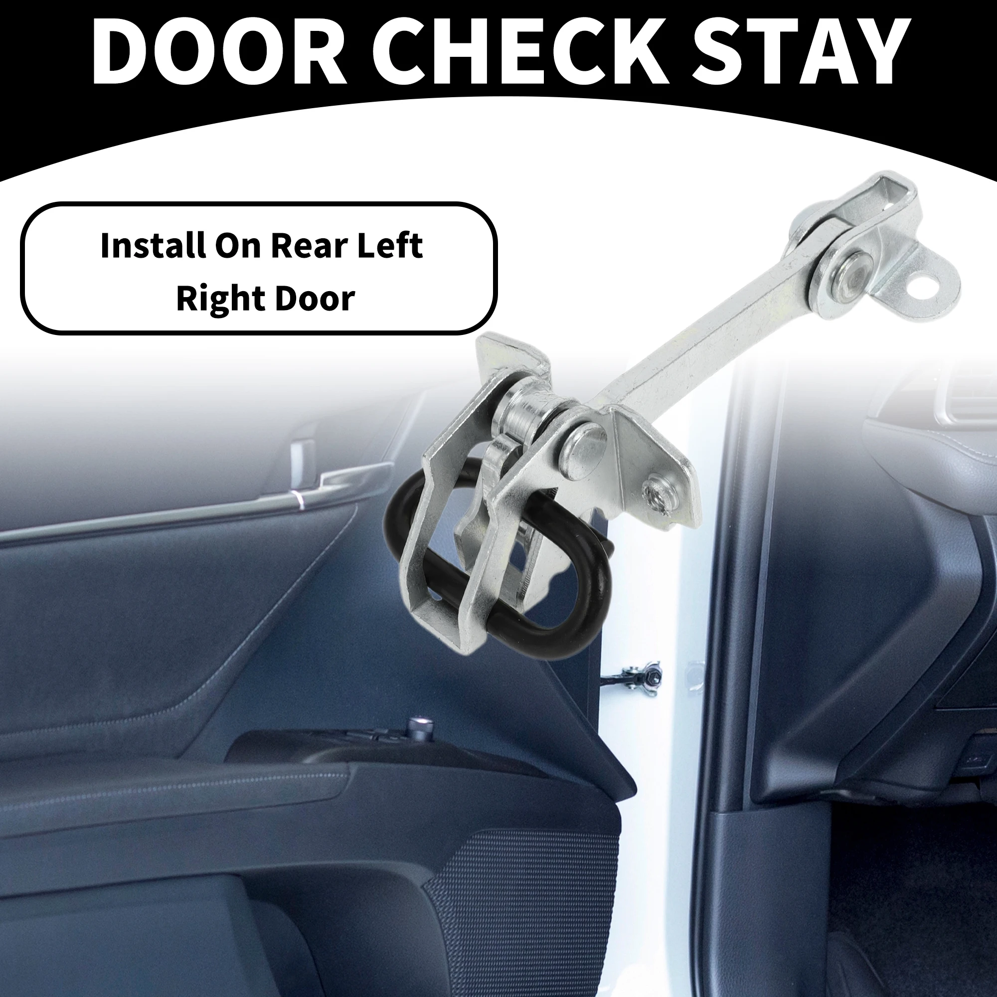UXCELL Door Check Strap Stopper Limiter No.46845412 for Fiat Siena MK1 178 1996-2016
