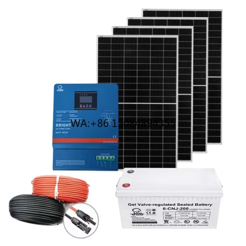 SOLAR Off Grid 5KW Home Use Solar Power System with Mono Series Solar Panels Built-in MPPT Controller