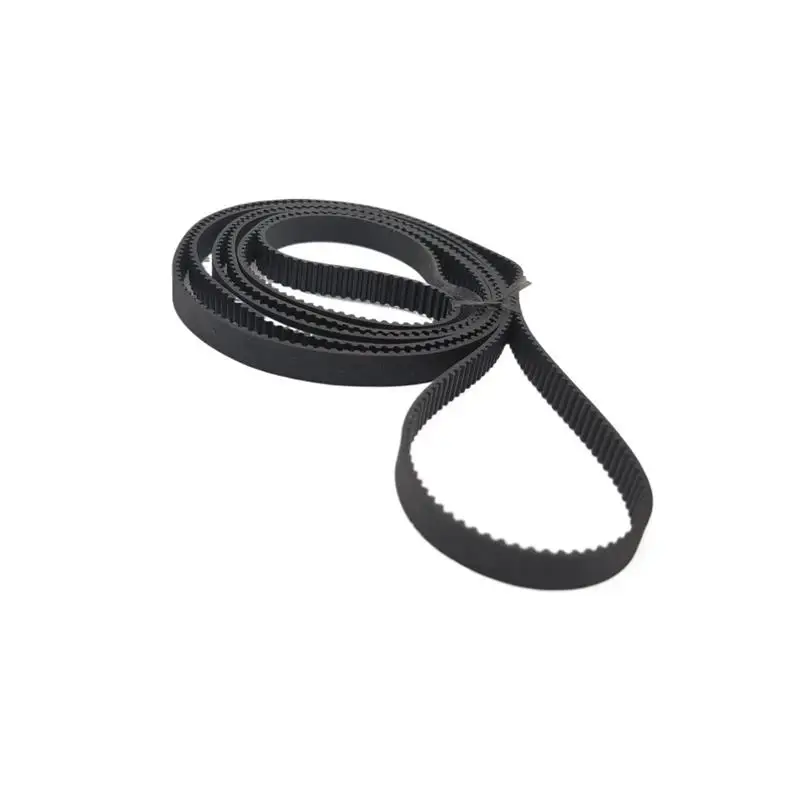 S2M 224 Synchronous Belt S2M-6 Closed-loop Rubber Timing Belts Width 8mm 10mm 15mm STD Black Timing Belt Length 224mm