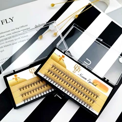 10D Russian Volume Eyelashes Extension Short Stem Pre made Fans C curl Mink Lash Hot Selling Eyelash Individual Extensions