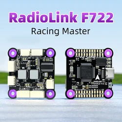 Radiolink F722 Racing Flight Controller OSD Integrated FC, kompatybilny ESC 4 w 1 Plug-and-play i 2-8 Axis Multirotor