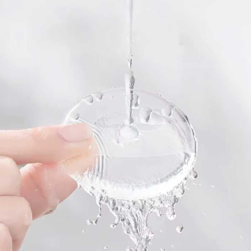 10 قطعة إسفنجة مكياج من السيليكون تعتمد على المياه كريستال جيلي BB وسادة نفخة ، شفافة لا الأكل مسحوق أدوات التجميل نفخة ماكياج