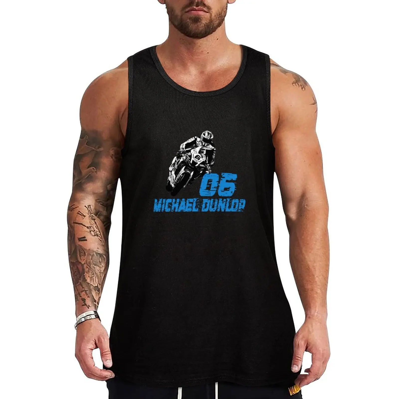 

Michael Dunlop Tank Top Gym t-shirt man T-shirt male men clothes
