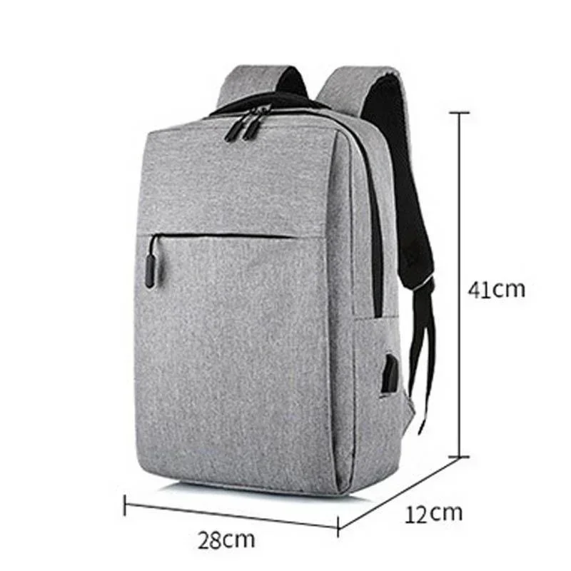 Mochila portátil USB para homens e mulheres, mochila escolar, mochila anti-roubo, mochila de viagem, mochila de lazer masculina, 20L